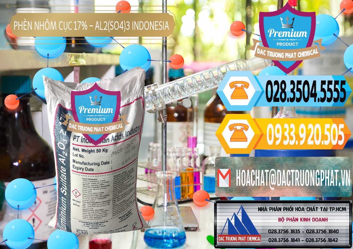 Công ty kinh doanh và bán Phèn Nhôm Cục - Al2(SO4)3 17% bao 50kg Indonesia - 0113 - Đơn vị kinh doanh _ phân phối hóa chất tại TP.HCM - hoachattayrua.net