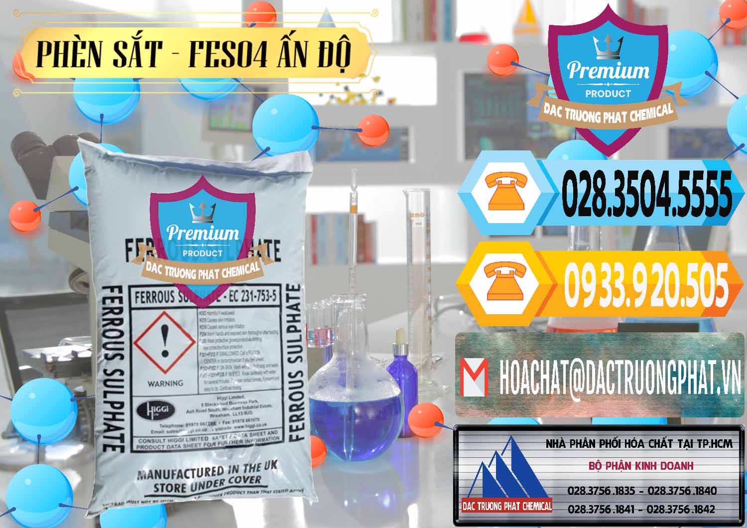 Nơi phân phối và bán Phèn Sắt - FeSO4.7H2O Ấn Độ India - 0354 - Công ty chuyên kinh doanh & phân phối hóa chất tại TP.HCM - hoachattayrua.net