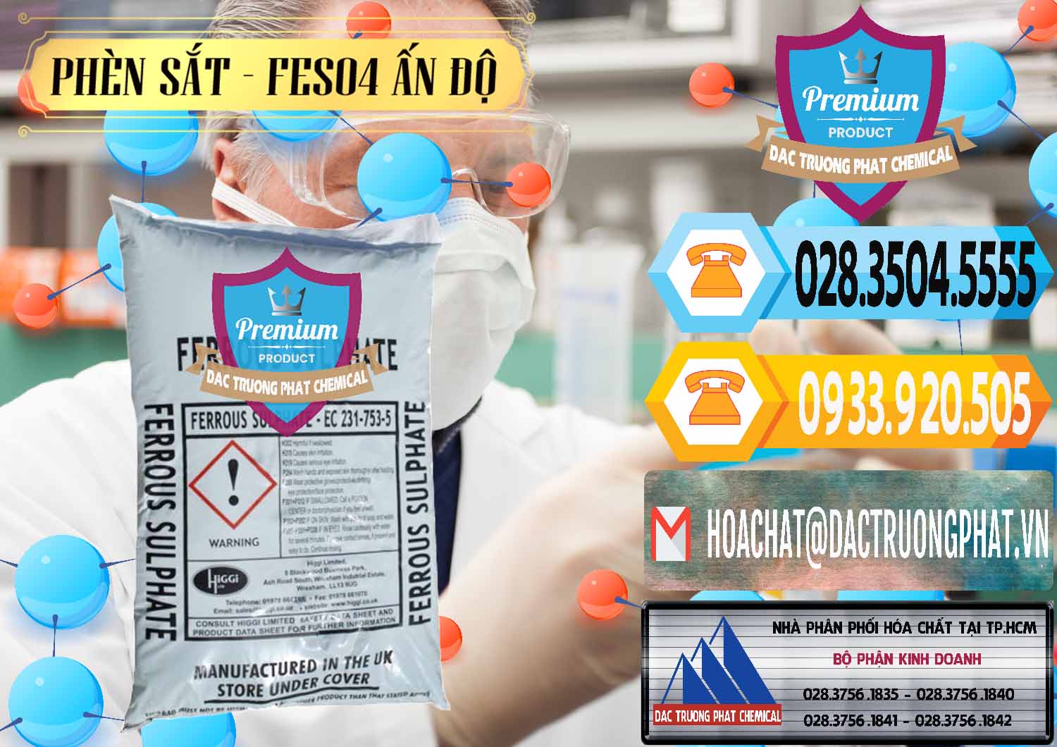 Nơi kinh doanh ( bán ) Phèn Sắt - FeSO4.7H2O Ấn Độ India - 0354 - Đơn vị phân phối ( cung cấp ) hóa chất tại TP.HCM - hoachattayrua.net