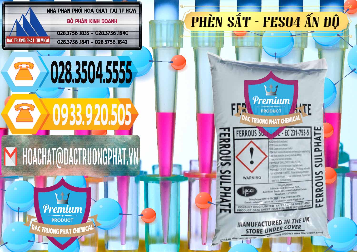 Cty bán ( cung cấp ) Phèn Sắt - FeSO4.7H2O Ấn Độ India - 0354 - Cty bán & phân phối hóa chất tại TP.HCM - hoachattayrua.net
