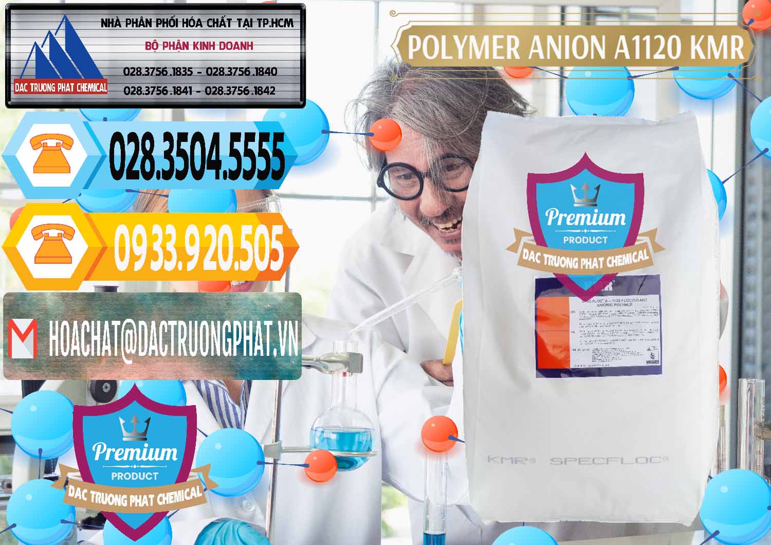 Nơi cung cấp - bán Polymer Anion A1120 - KMR Anh Quốc England - 0119 - Phân phối - kinh doanh hóa chất tại TP.HCM - hoachattayrua.net