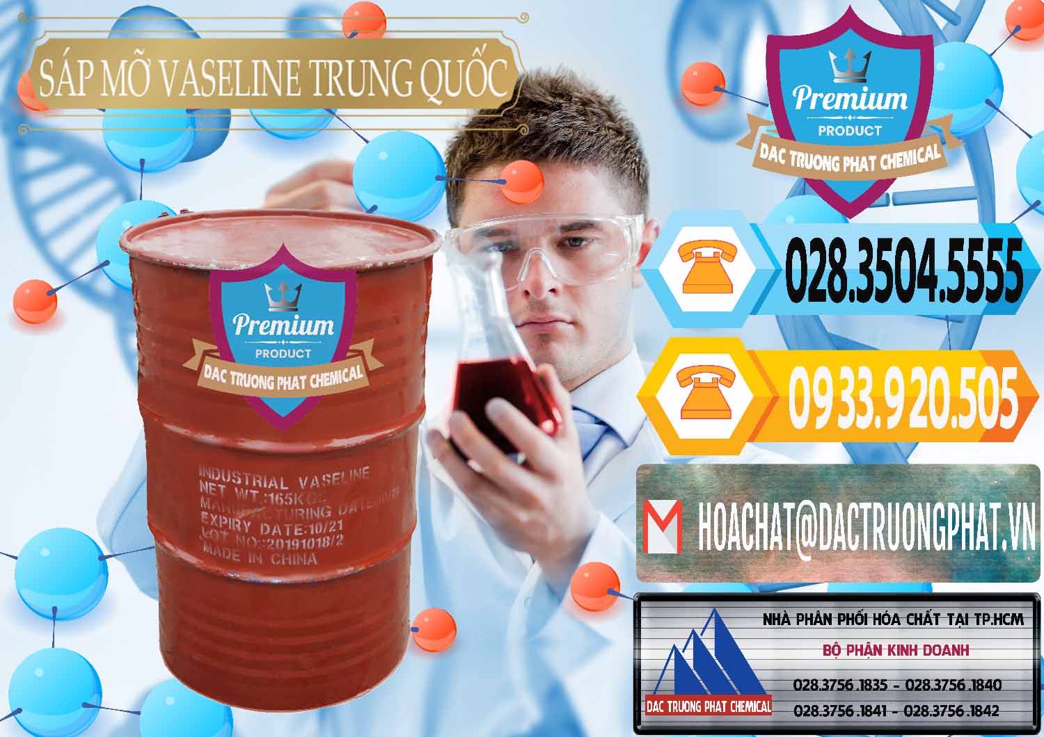 Cty cung cấp ( bán ) Sáp Mỡ Vaseline Trung Quốc China - 0122 - Nơi cung ứng _ phân phối hóa chất tại TP.HCM - hoachattayrua.net