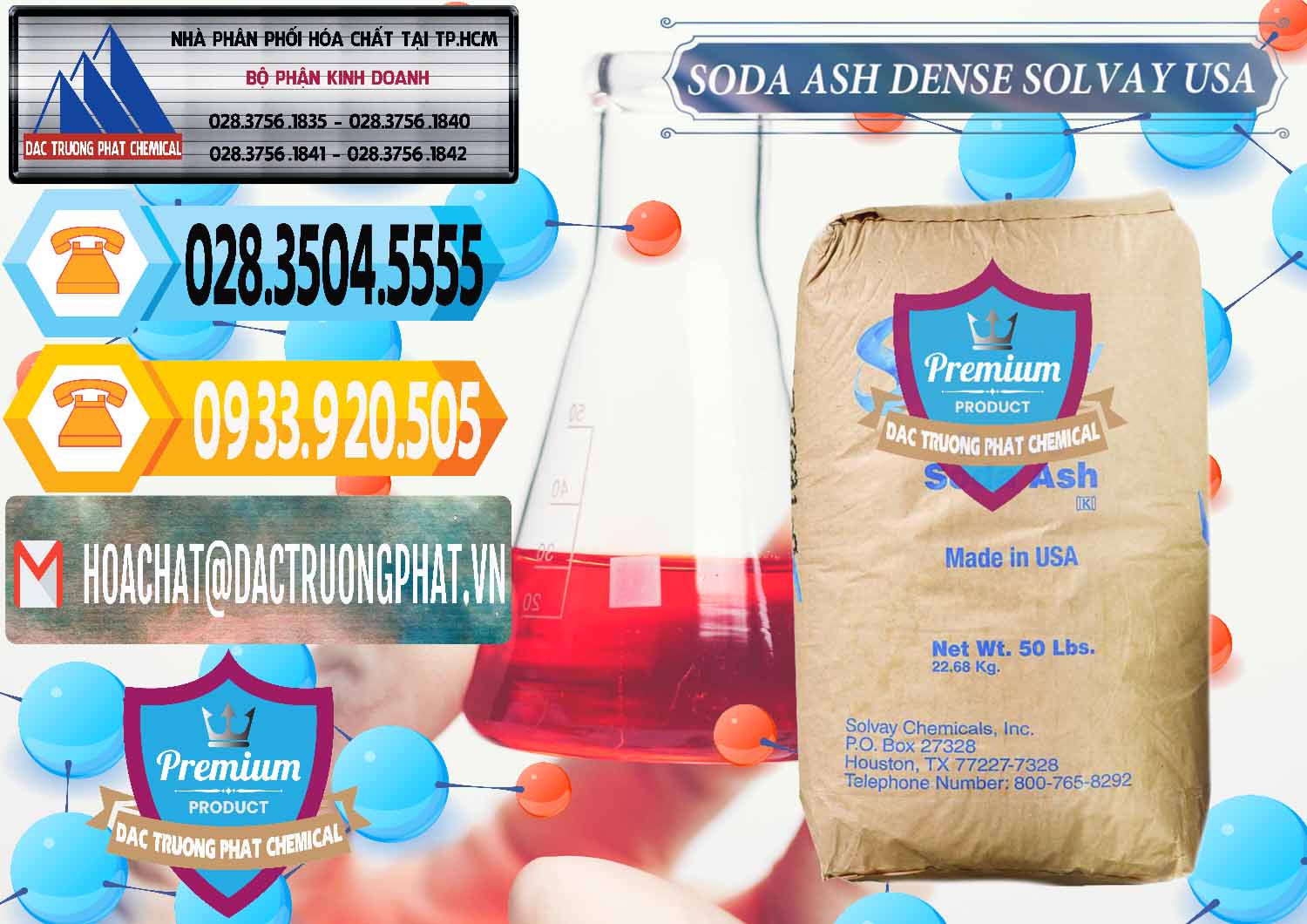 Công ty chuyên cung ứng & bán Soda Ash Dense - NA2CO3 Solvay Mỹ USA - 0337 - Đơn vị chuyên cung cấp & nhập khẩu hóa chất tại TP.HCM - hoachattayrua.net
