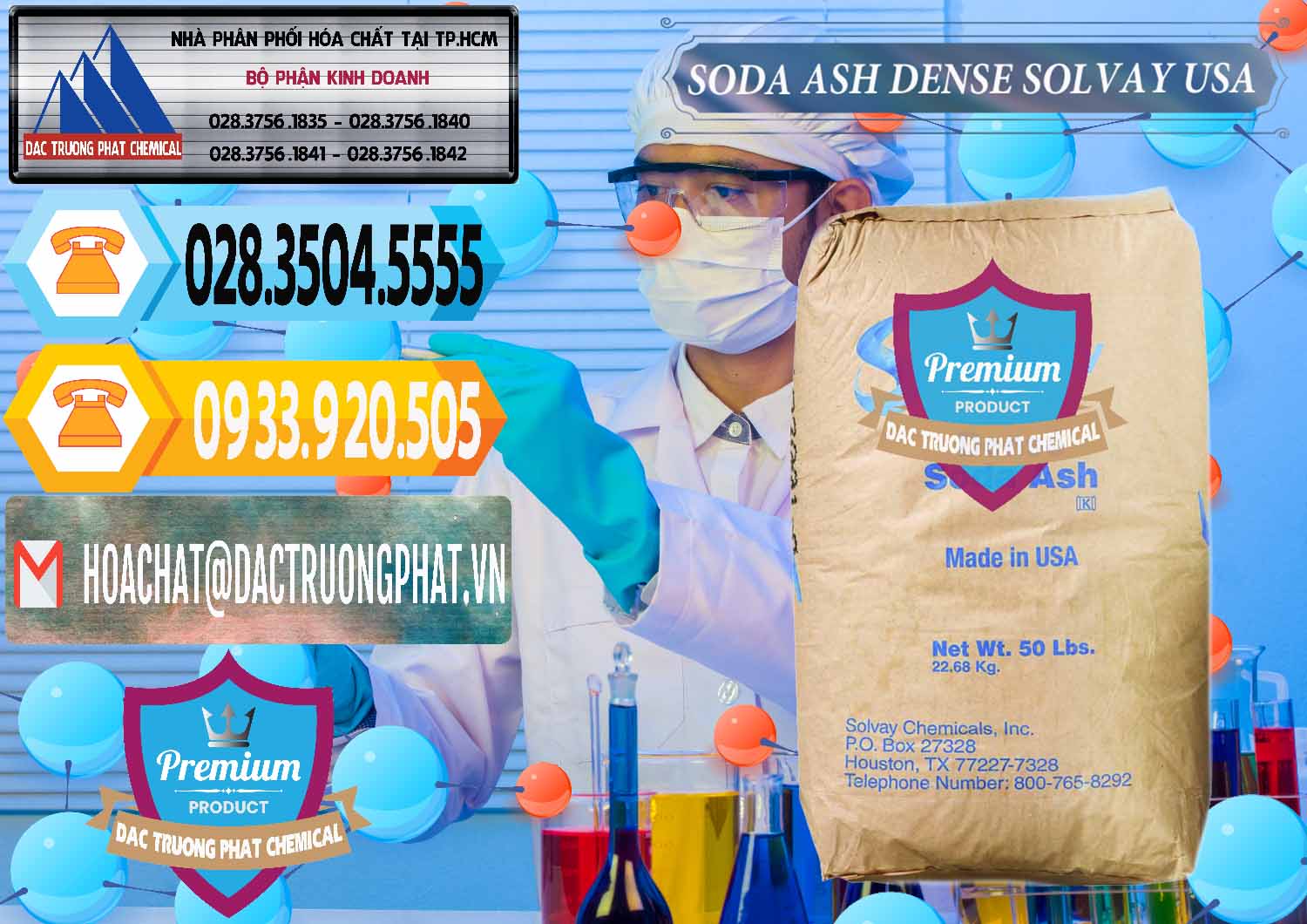 Đơn vị phân phối _ bán Soda Ash Dense - NA2CO3 Solvay Mỹ USA - 0337 - Đơn vị cung cấp ( phân phối ) hóa chất tại TP.HCM - hoachattayrua.net