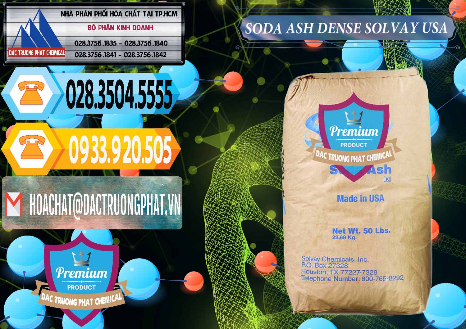 Kinh doanh & bán Soda Ash Dense - NA2CO3 Solvay Mỹ USA - 0337 - Công ty chuyên phân phối - nhập khẩu hóa chất tại TP.HCM - hoachattayrua.net