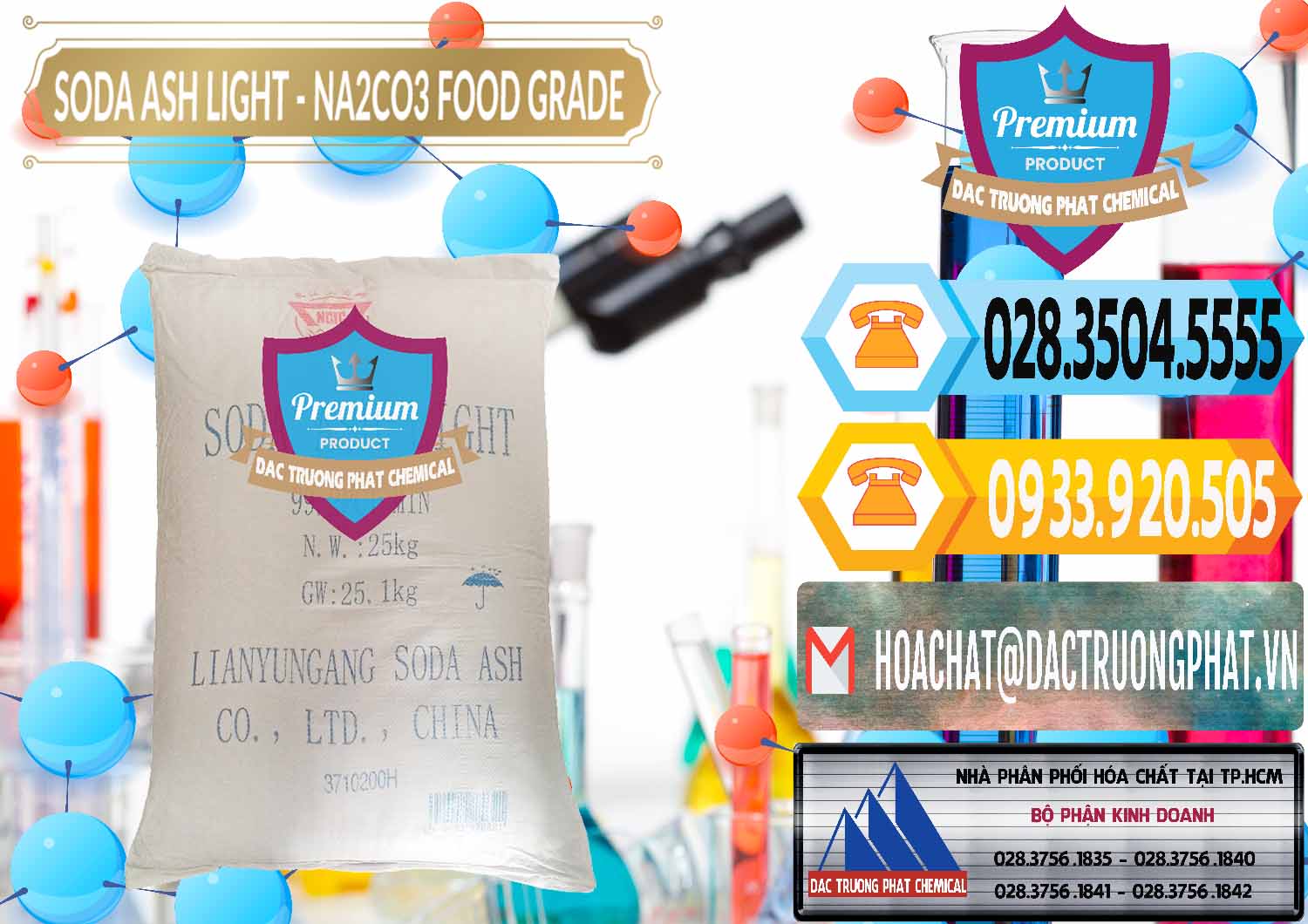 Bán _ phân phối Soda Ash Light – NA2CO3 Food Grade Trung Quốc China - 0127 - Đơn vị phân phối _ bán hóa chất tại TP.HCM - hoachattayrua.net