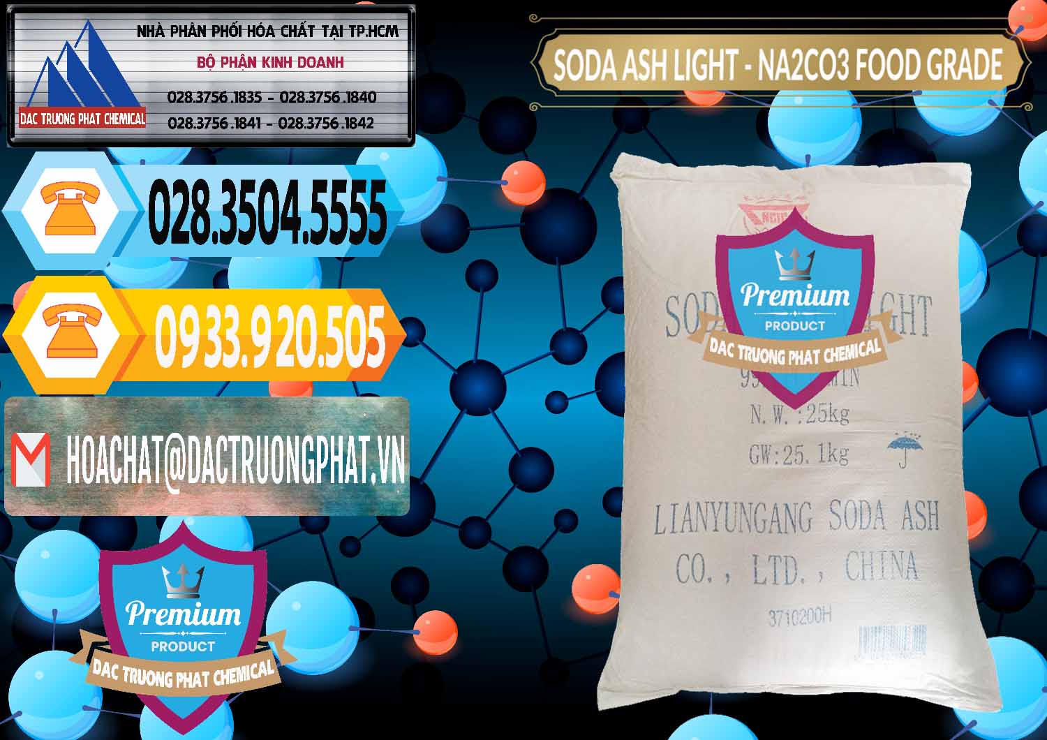 Nơi chuyên kinh doanh và bán Soda Ash Light – NA2CO3 Food Grade Trung Quốc China - 0127 - Cty phân phối ( bán ) hóa chất tại TP.HCM - hoachattayrua.net