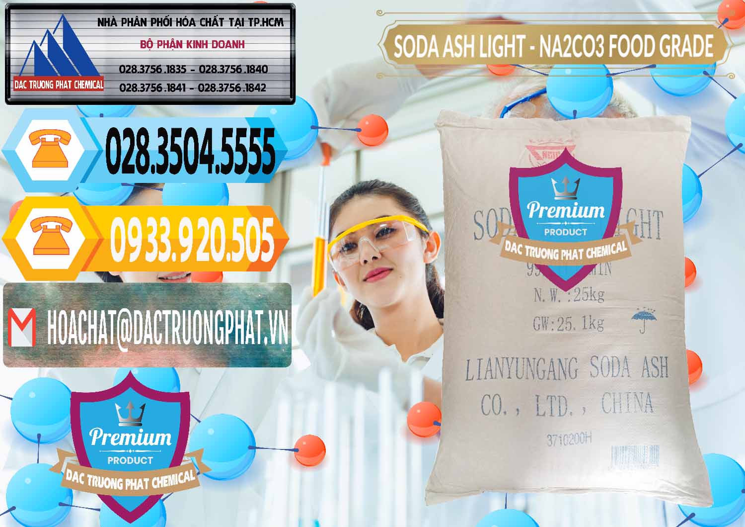 Công ty chuyên kinh doanh ( bán ) Soda Ash Light – NA2CO3 Food Grade Trung Quốc China - 0127 - Cung cấp và phân phối hóa chất tại TP.HCM - hoachattayrua.net