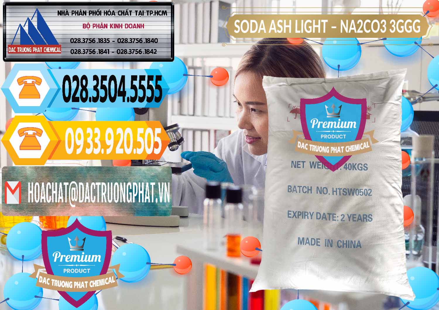 Công ty kinh doanh và bán Soda Ash Light - NA2CO3 3GGG Trung Quốc China - 0124 - Phân phối ( cung cấp ) hóa chất tại TP.HCM - hoachattayrua.net