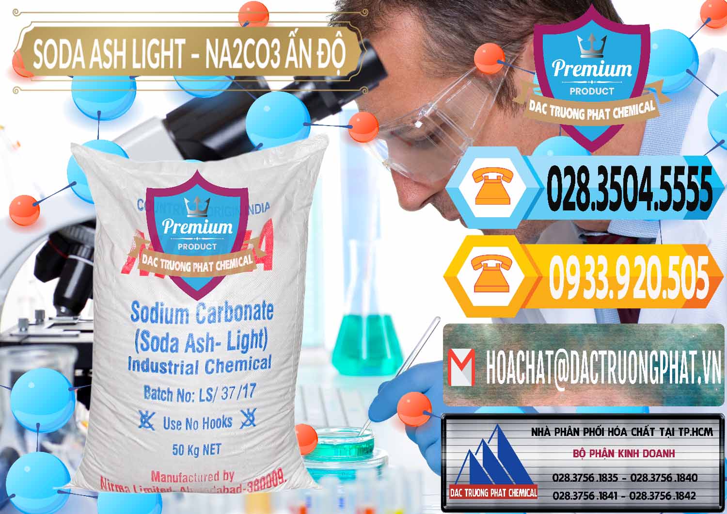 Công ty chuyên nhập khẩu ( bán ) Soda Ash Light - NA2CO3 Nirma Ấn Độ India - 0125 - Phân phối & cung cấp hóa chất tại TP.HCM - hoachattayrua.net