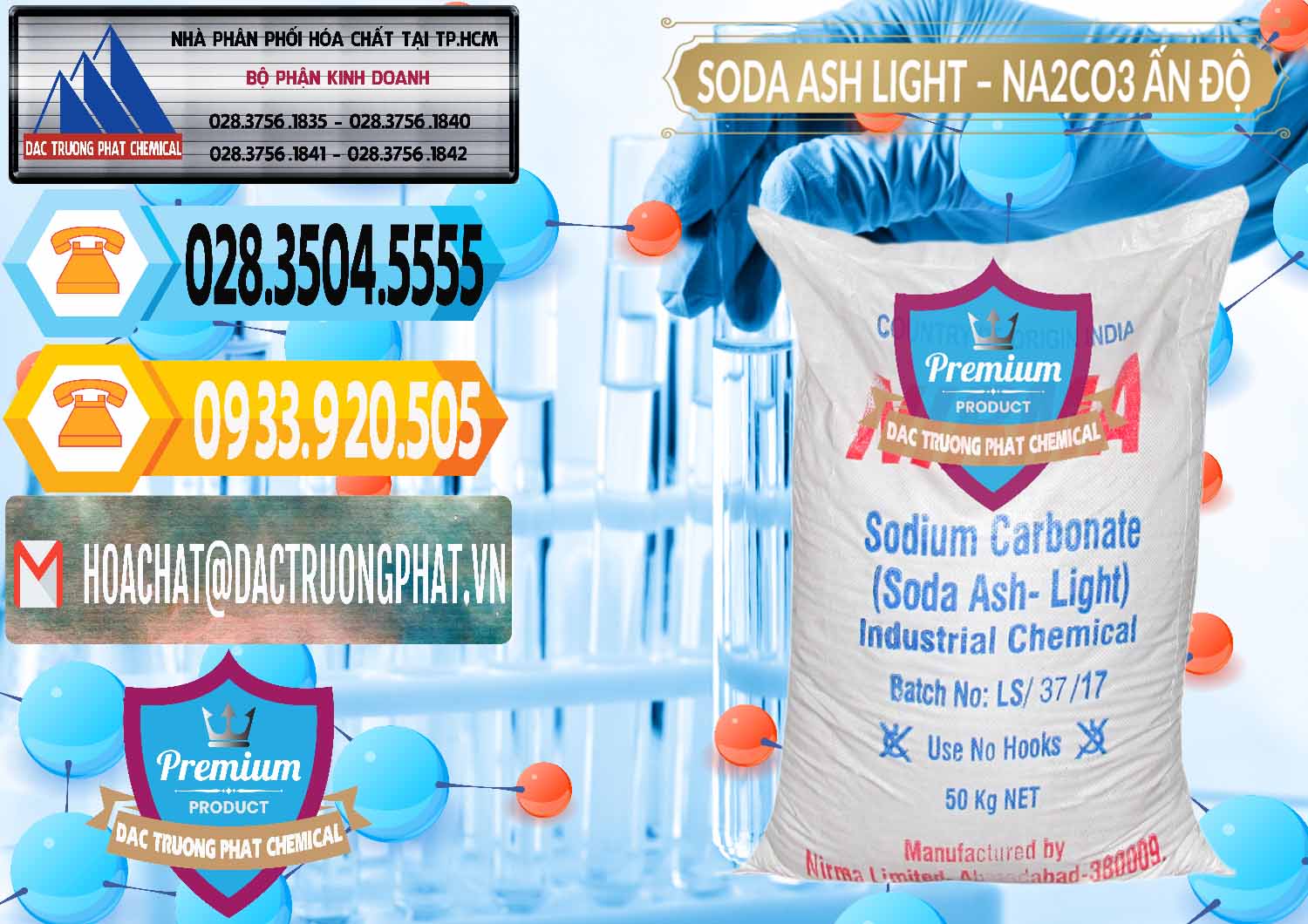 Bán ( phân phối ) Soda Ash Light - NA2CO3 Nirma Ấn Độ India - 0125 - Nhà phân phối - cung cấp hóa chất tại TP.HCM - hoachattayrua.net