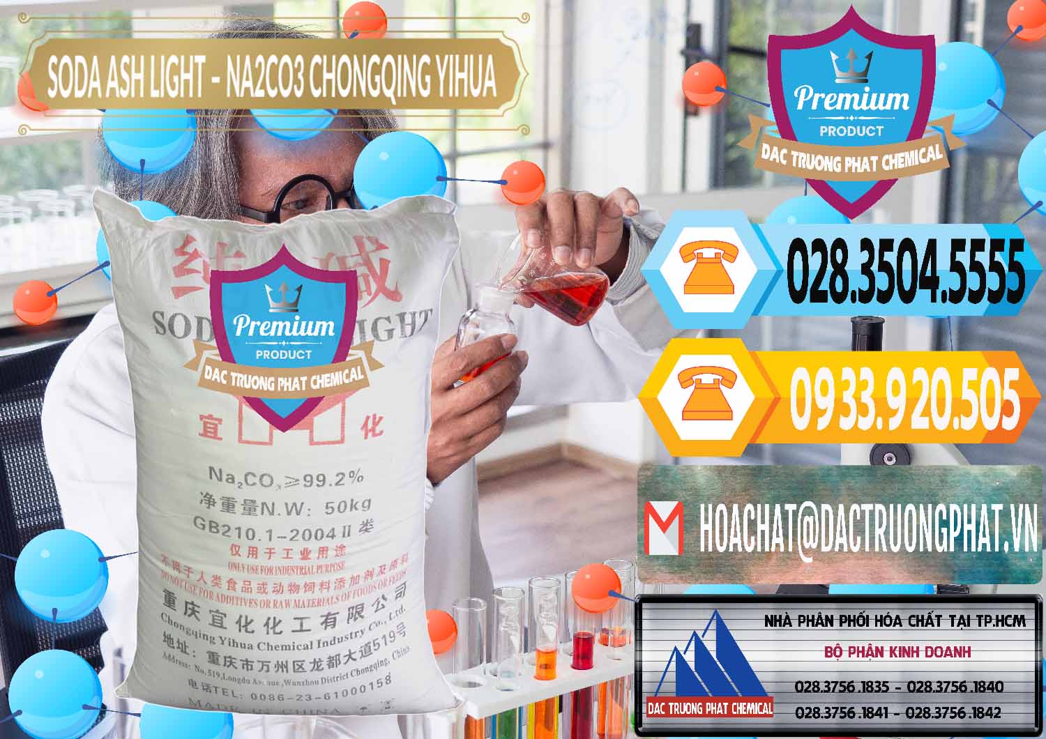 Nơi cung ứng và bán Soda Ash Light - NA2CO3 Chongqing Yihua Trung Quốc China - 0129 - Chuyên bán & cung cấp hóa chất tại TP.HCM - hoachattayrua.net