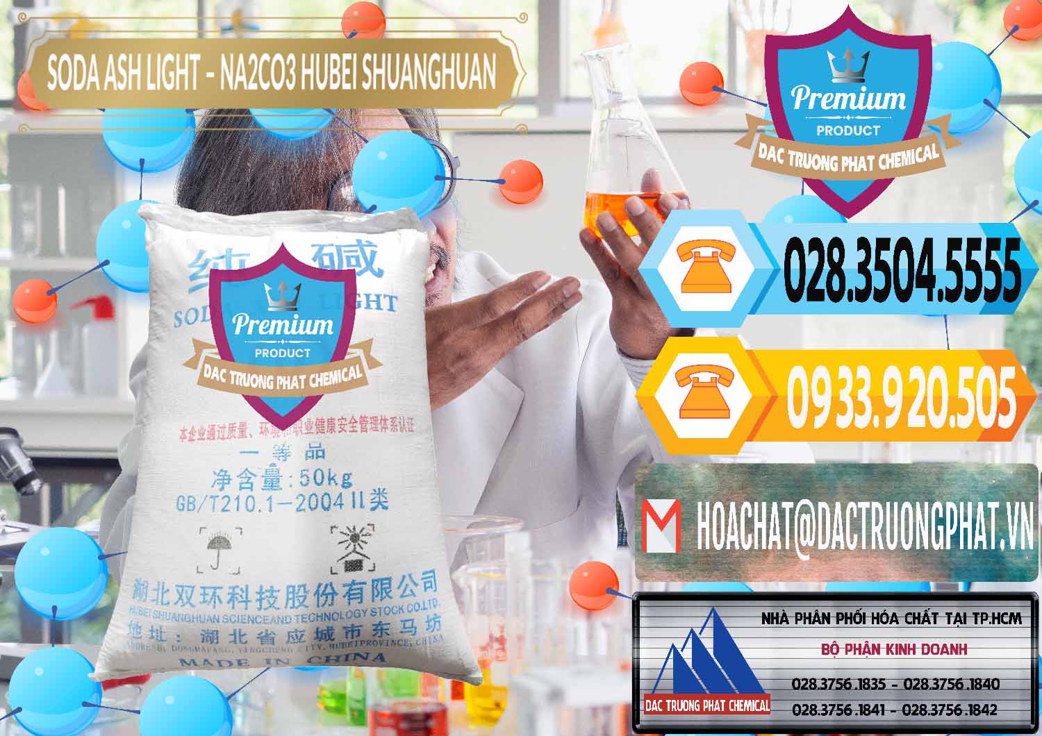 Cty chuyên cung ứng ( bán ) Soda Ash Light - NA2CO3 2 Vòng Tròn Hubei Shuanghuan Trung Quốc China - 0130 - Cty phân phối _ cung cấp hóa chất tại TP.HCM - hoachattayrua.net