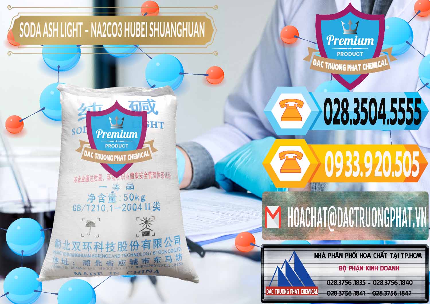 Nơi chuyên cung cấp ( bán ) Soda Ash Light - NA2CO3 2 Vòng Tròn Hubei Shuanghuan Trung Quốc China - 0130 - Đơn vị phân phối _ bán hóa chất tại TP.HCM - hoachattayrua.net