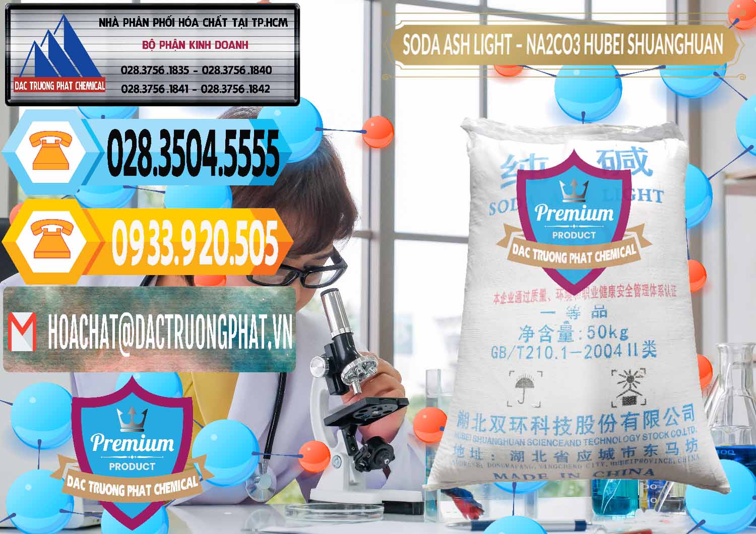 Đơn vị chuyên cung cấp - bán Soda Ash Light - NA2CO3 2 Vòng Tròn Hubei Shuanghuan Trung Quốc China - 0130 - Nơi chuyên bán & phân phối hóa chất tại TP.HCM - hoachattayrua.net
