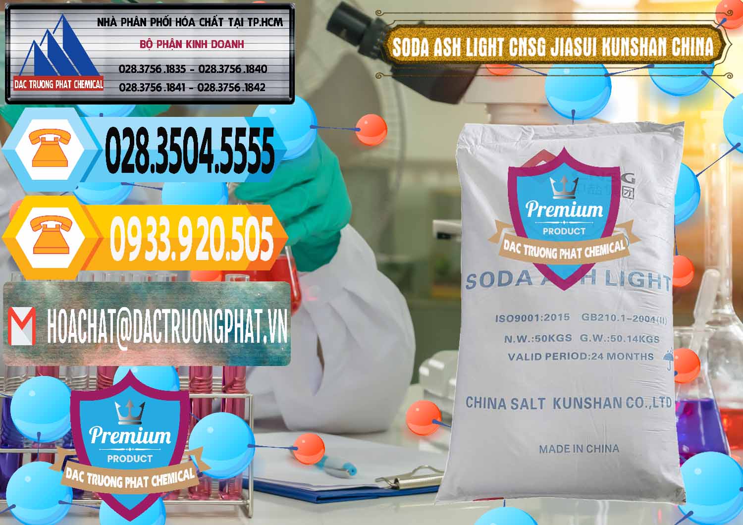 Nơi kinh doanh & bán Soda Ash Light - NA2CO3 99.2% CNSG Jiasui Kunshan Trung Quốc China - 0252 - Công ty phân phối _ bán hóa chất tại TP.HCM - hoachattayrua.net