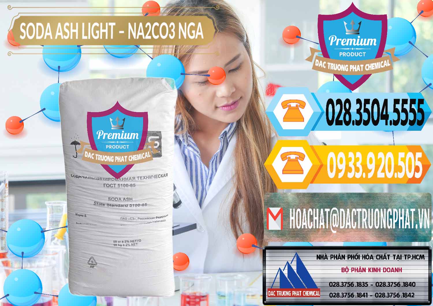 Chuyên cung ứng - bán Soda Ash Light - NA2CO3 Nga Russia - 0128 - Công ty chuyên cung cấp & nhập khẩu hóa chất tại TP.HCM - hoachattayrua.net