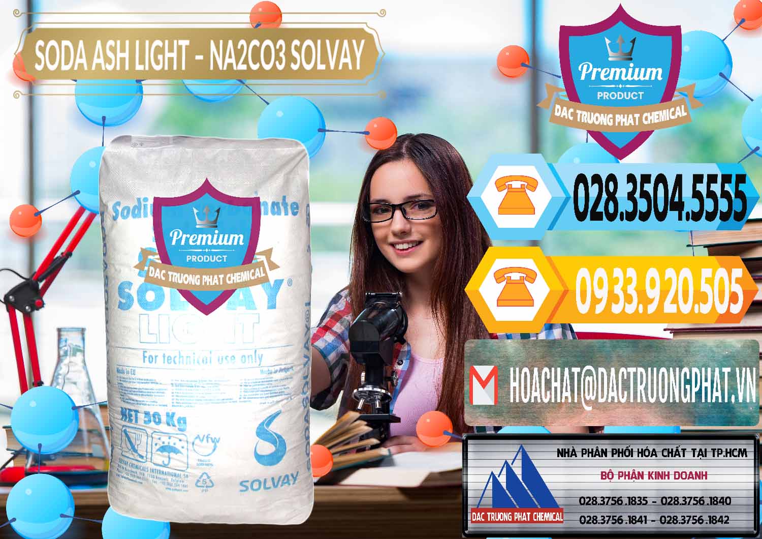 Đơn vị bán ( cung cấp ) Soda Ash Light - NA2CO3 Solvay Bulgaria - 0126 - Chuyên phân phối ( nhập khẩu ) hóa chất tại TP.HCM - hoachattayrua.net