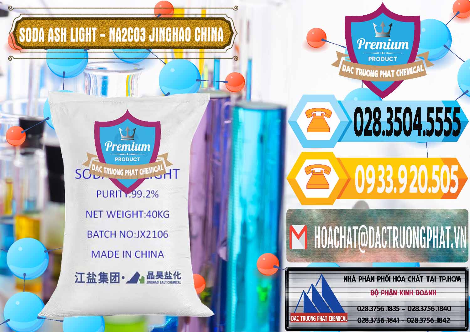 Chuyên phân phối ( bán ) Soda Ash Light - NA2CO3 Jinghao Trung Quốc China - 0339 - Công ty phân phối _ nhập khẩu hóa chất tại TP.HCM - hoachattayrua.net
