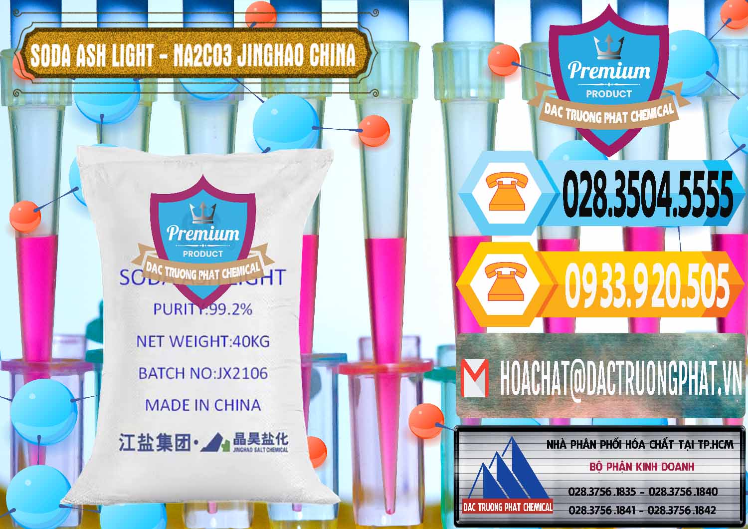 Cty nhập khẩu và bán Soda Ash Light - NA2CO3 Jinghao Trung Quốc China - 0339 - Nơi chuyên cung cấp và kinh doanh hóa chất tại TP.HCM - hoachattayrua.net