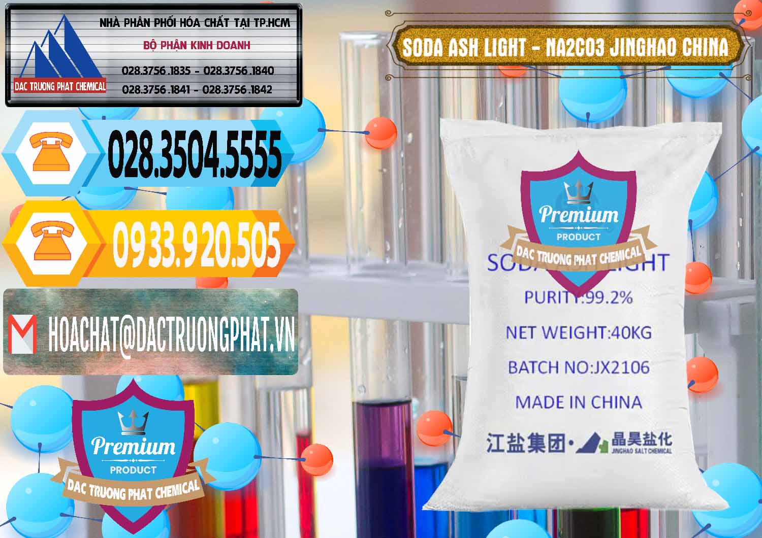 Công ty cung ứng & bán Soda Ash Light - NA2CO3 Jinghao Trung Quốc China - 0339 - Chuyên phân phối ( kinh doanh ) hóa chất tại TP.HCM - hoachattayrua.net
