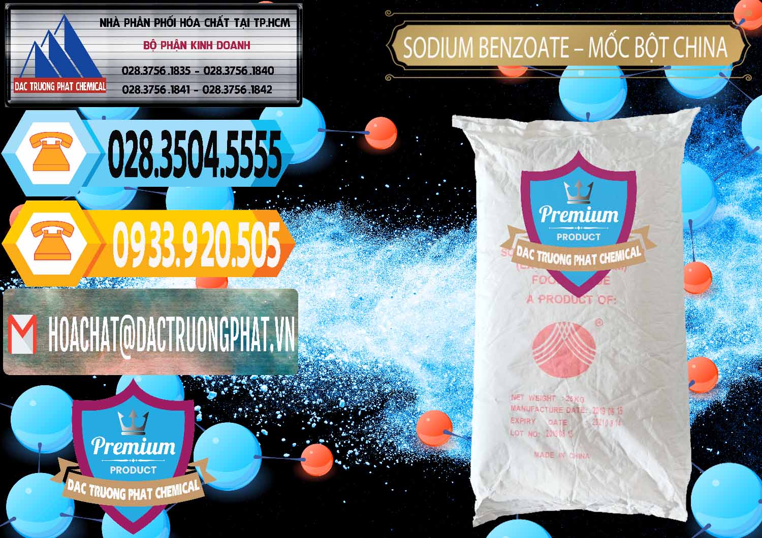 Bán _ cung cấp Sodium Benzoate - Mốc Bột Chữ Cam Food Grade Trung Quốc China - 0135 - Đơn vị chuyên cung cấp _ kinh doanh hóa chất tại TP.HCM - hoachattayrua.net