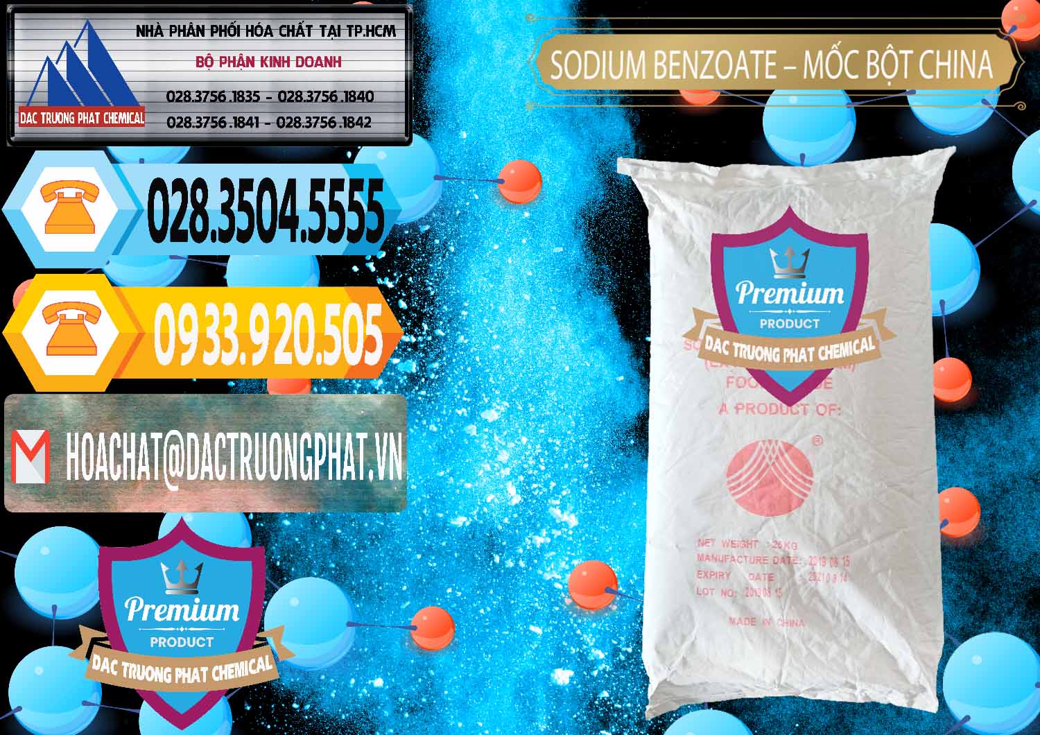 Công ty kinh doanh _ bán Sodium Benzoate - Mốc Bột Chữ Cam Food Grade Trung Quốc China - 0135 - Cty chuyên nhập khẩu _ cung cấp hóa chất tại TP.HCM - hoachattayrua.net