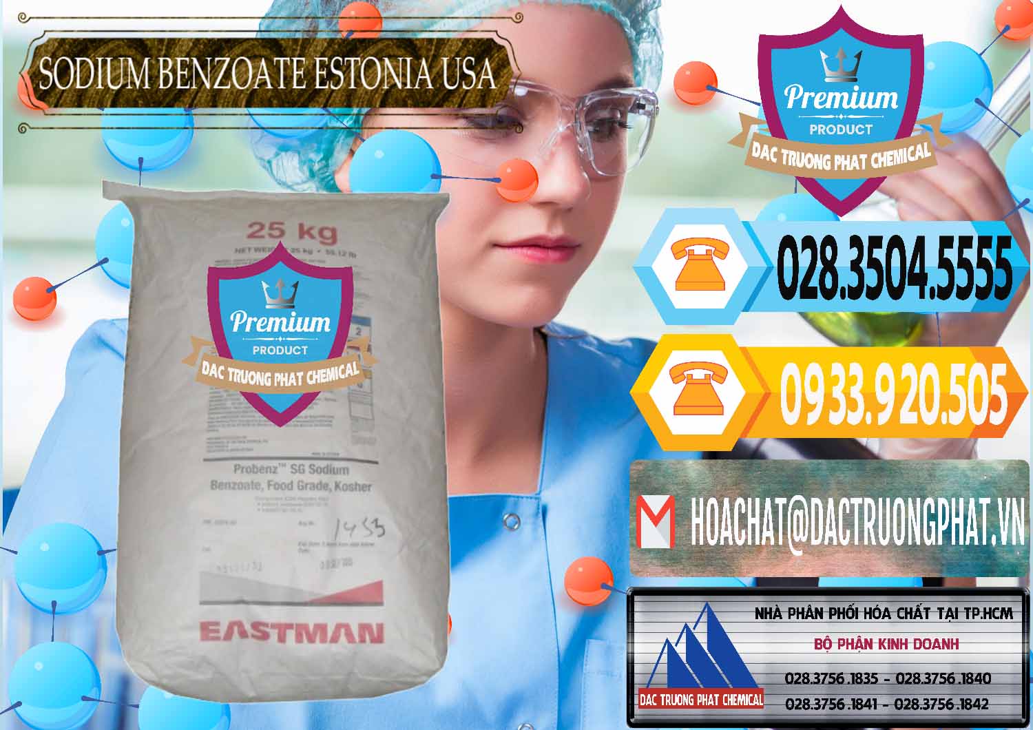 Đơn vị kinh doanh & bán Sodium Benzoate - Mốc Bột Estonia Mỹ USA - 0468 - Đơn vị cung cấp ( phân phối ) hóa chất tại TP.HCM - hoachattayrua.net