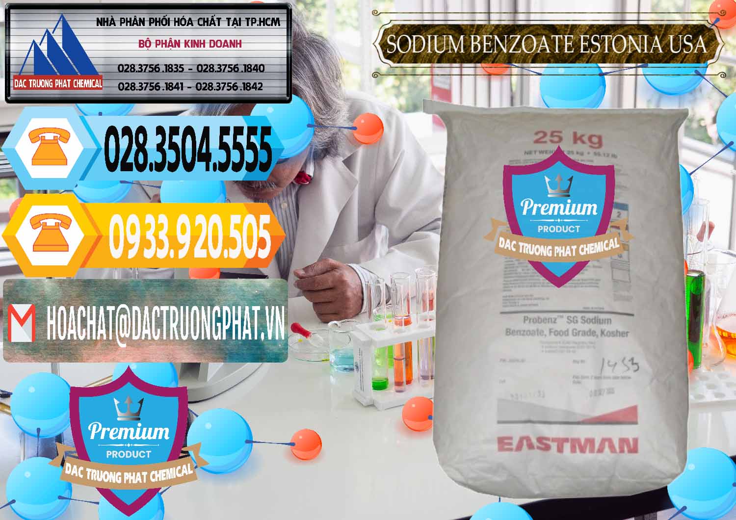 Công ty chuyên kinh doanh _ bán Sodium Benzoate - Mốc Bột Estonia Mỹ USA - 0468 - Cty chuyên phân phối ( nhập khẩu ) hóa chất tại TP.HCM - hoachattayrua.net