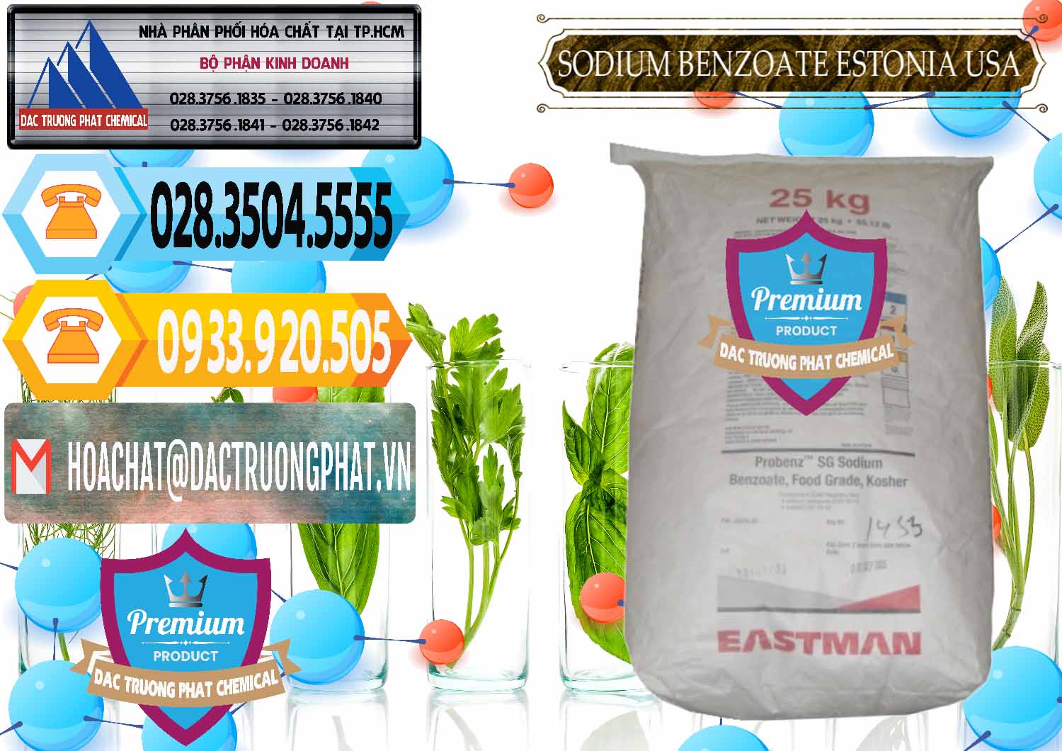 Công ty kinh doanh - bán Sodium Benzoate - Mốc Bột Estonia Mỹ USA - 0468 - Nhà phân phối - cung cấp hóa chất tại TP.HCM - hoachattayrua.net