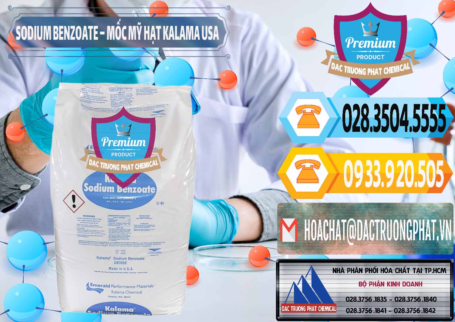 Nơi cung cấp & bán Sodium Benzoate - Mốc Hạt Kalama Food Grade Mỹ Usa - 0137 - Chuyên cung cấp ( kinh doanh ) hóa chất tại TP.HCM - hoachattayrua.net