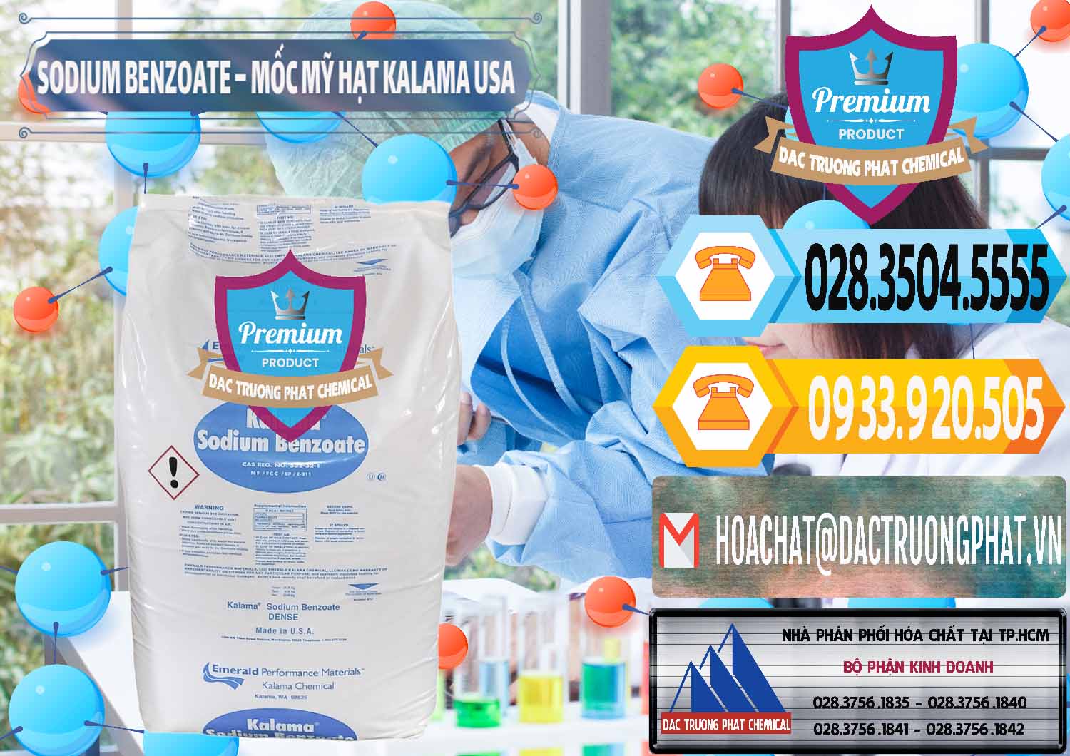 Cty chuyên cung ứng _ bán Sodium Benzoate - Mốc Hạt Kalama Food Grade Mỹ Usa - 0137 - Đơn vị chuyên nhập khẩu _ cung cấp hóa chất tại TP.HCM - hoachattayrua.net