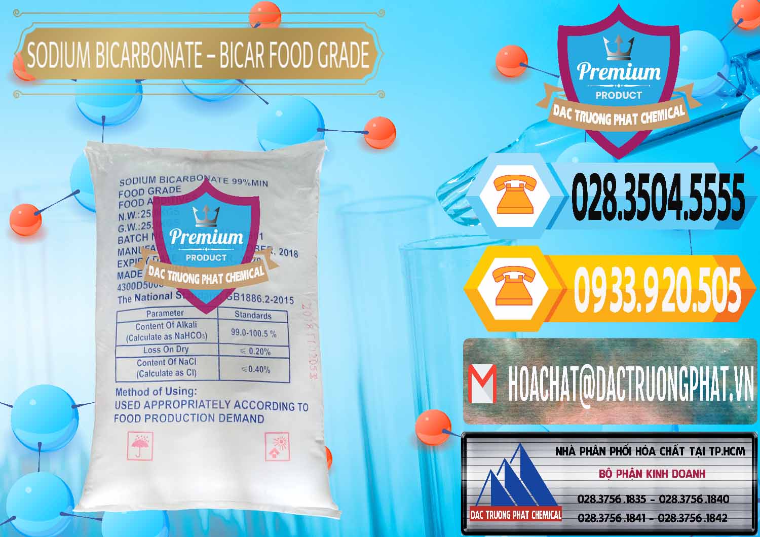 Nơi phân phối _ bán Sodium Bicarbonate – Bicar NaHCO3 Food Grade Trung Quốc China - 0138 - Nơi chuyên nhập khẩu & cung cấp hóa chất tại TP.HCM - hoachattayrua.net