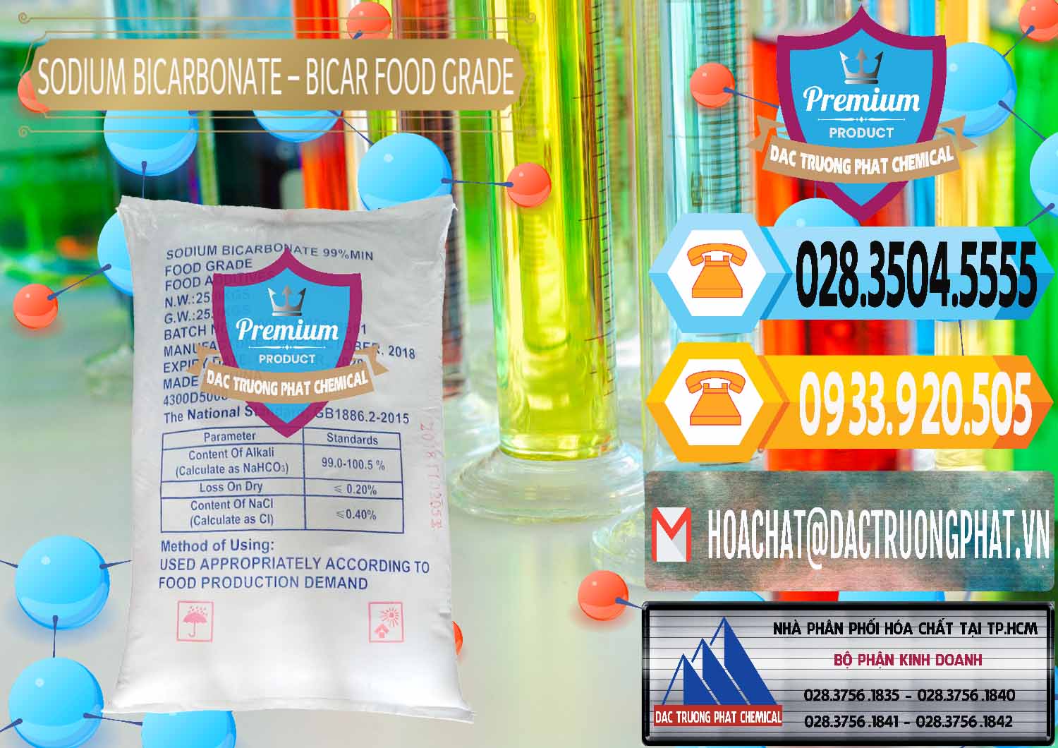Cty bán _ phân phối Sodium Bicarbonate – Bicar NaHCO3 Food Grade Trung Quốc China - 0138 - Chuyên cung cấp - kinh doanh hóa chất tại TP.HCM - hoachattayrua.net