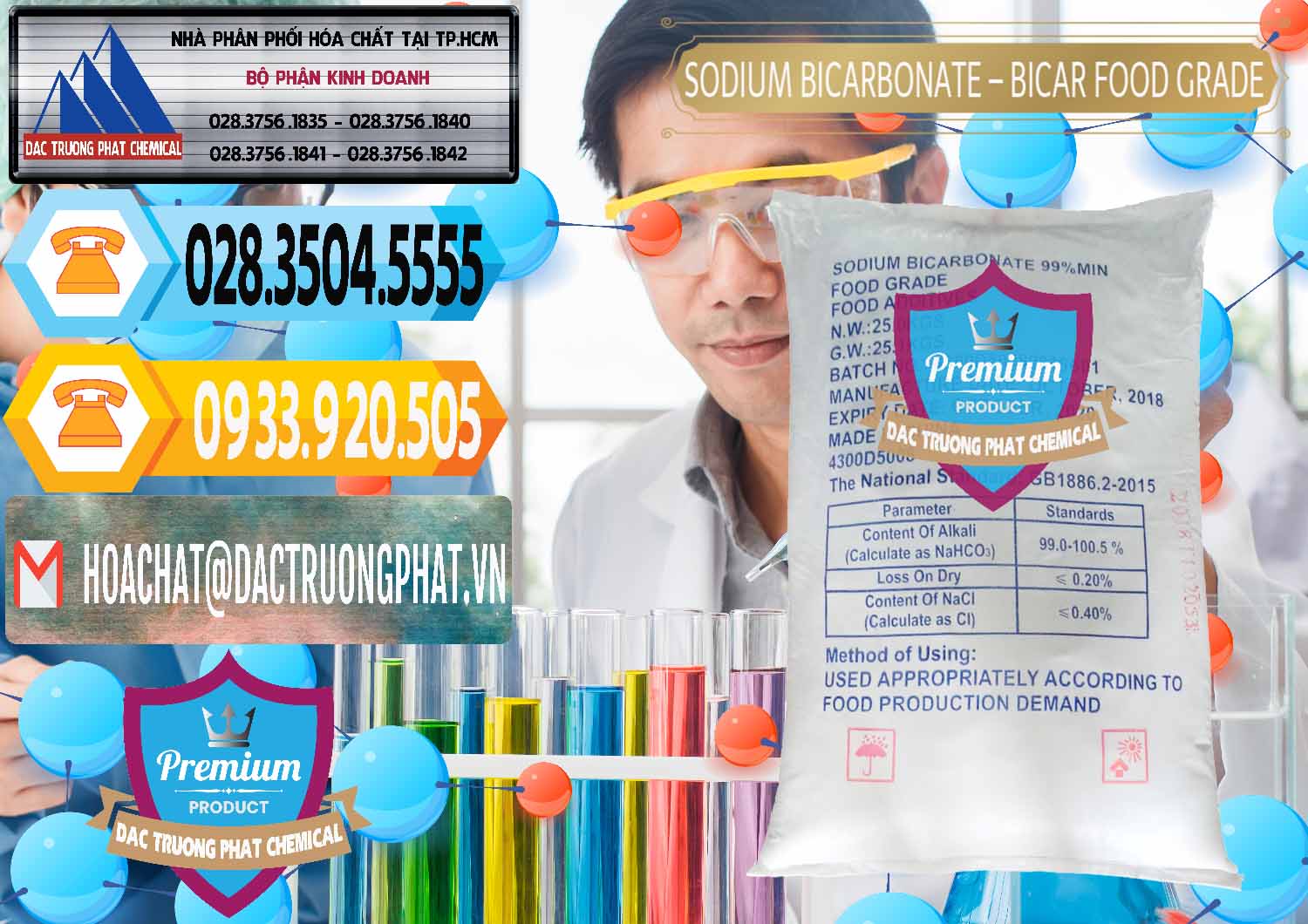 Chuyên cung ứng - bán Sodium Bicarbonate – Bicar NaHCO3 Food Grade Trung Quốc China - 0138 - Cty chuyên phân phối ( bán ) hóa chất tại TP.HCM - hoachattayrua.net