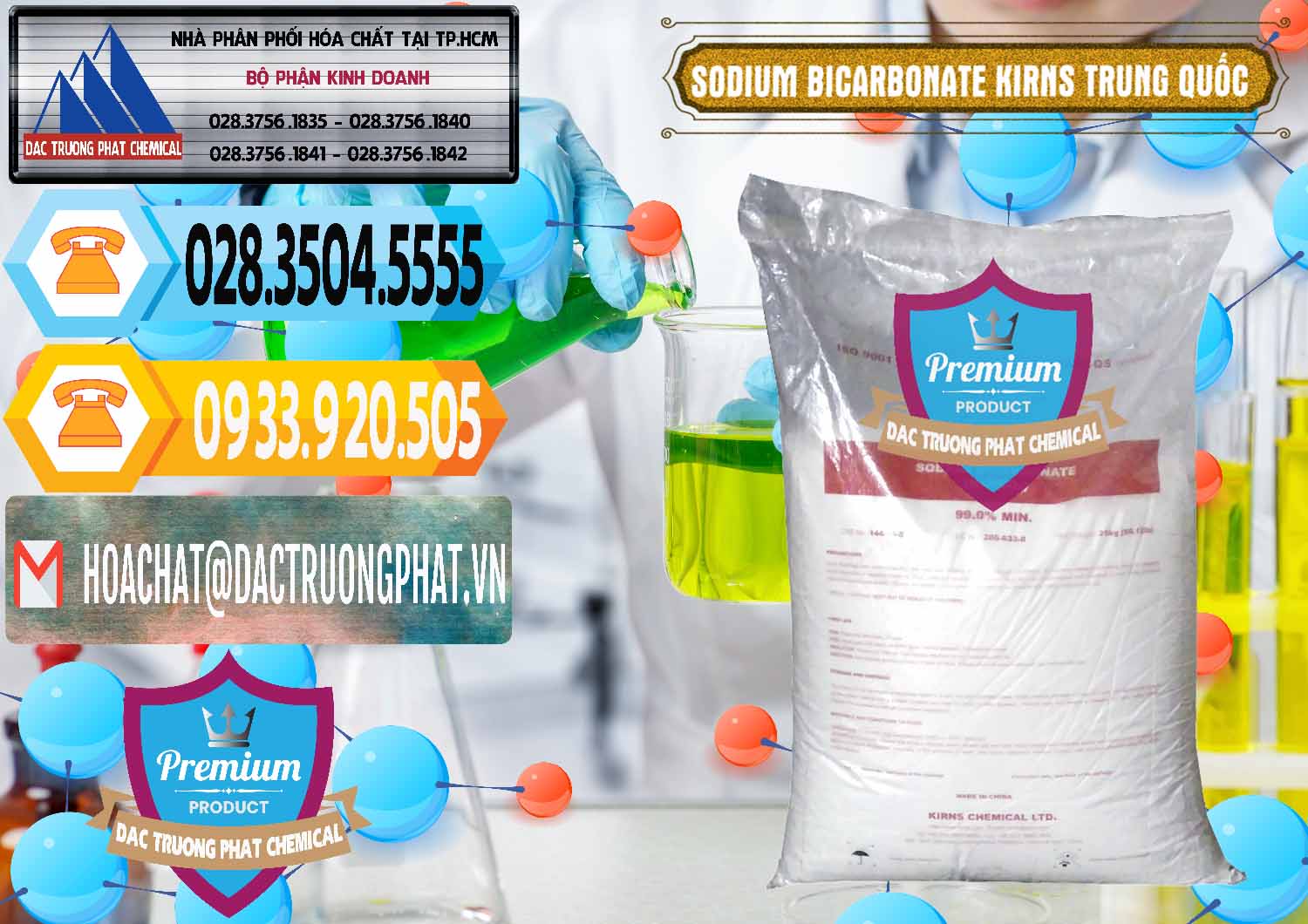 Nơi cung ứng - bán Sodium Bicarbonate – Bicar NaHCO3 Food Grade Kirns Trung Quốc - 0217 - Nơi cung cấp - nhập khẩu hóa chất tại TP.HCM - hoachattayrua.net