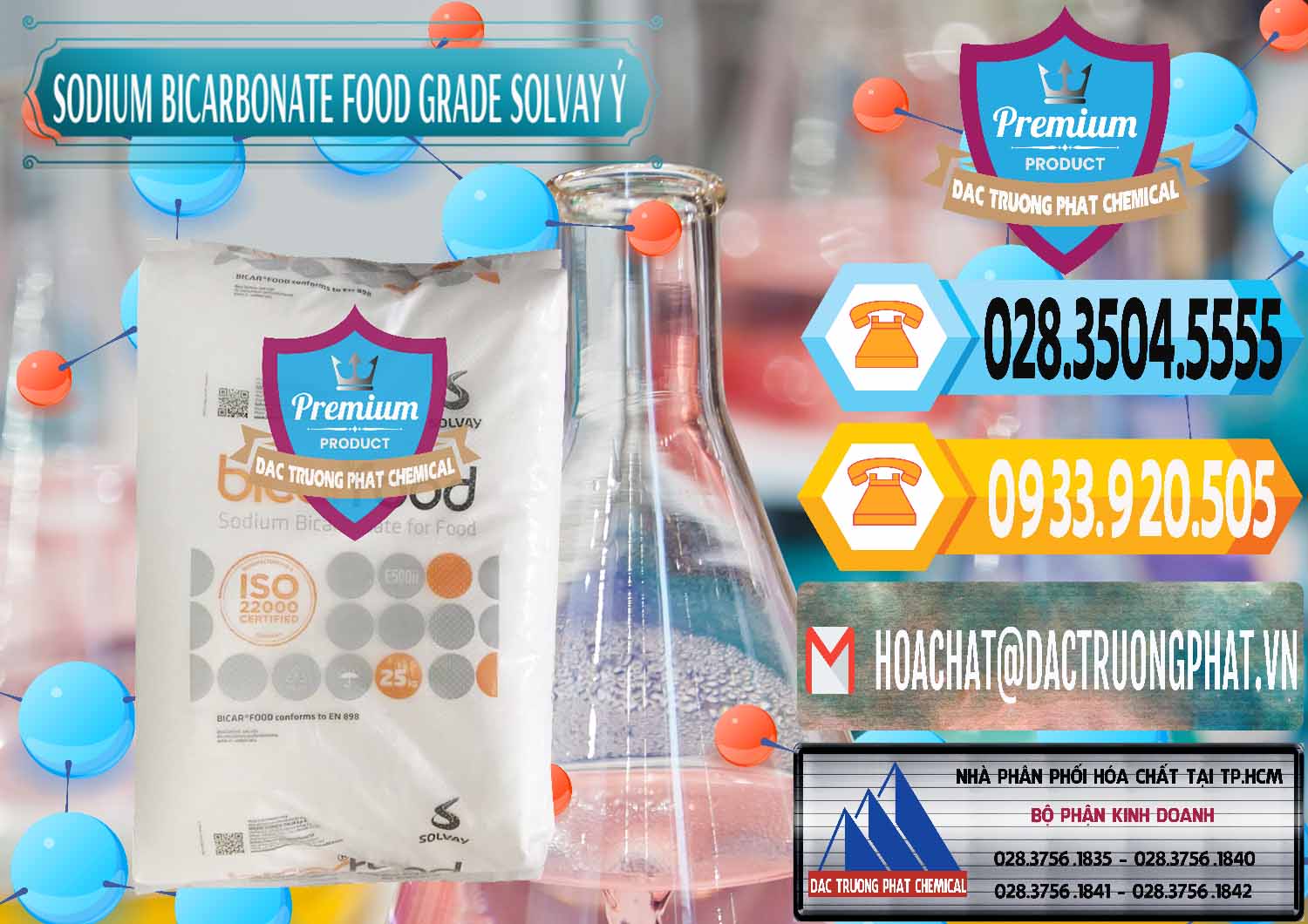 Nơi chuyên phân phối ( bán ) Sodium Bicarbonate – Bicar NaHCO3 Food Grade Solvay Ý Italy - 0220 - Đơn vị chuyên cung cấp - bán hóa chất tại TP.HCM - hoachattayrua.net