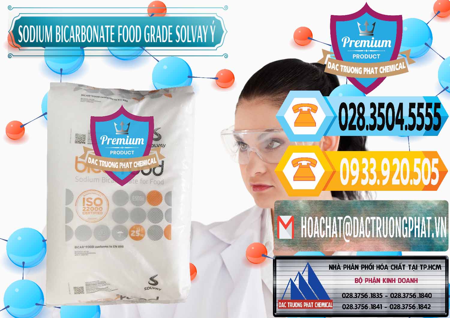 Đơn vị chuyên kinh doanh và bán Sodium Bicarbonate – Bicar NaHCO3 Food Grade Solvay Ý Italy - 0220 - Công ty cung ứng ( phân phối ) hóa chất tại TP.HCM - hoachattayrua.net