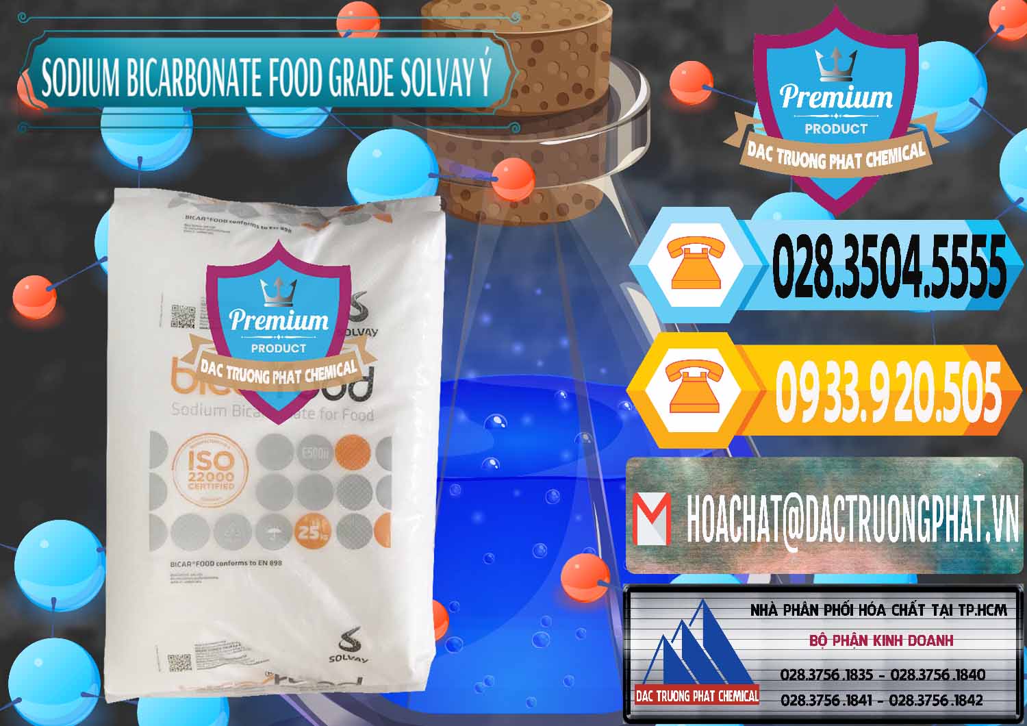 Đơn vị phân phối & bán Sodium Bicarbonate – Bicar NaHCO3 Food Grade Solvay Ý Italy - 0220 - Nhà phân phối và bán hóa chất tại TP.HCM - hoachattayrua.net