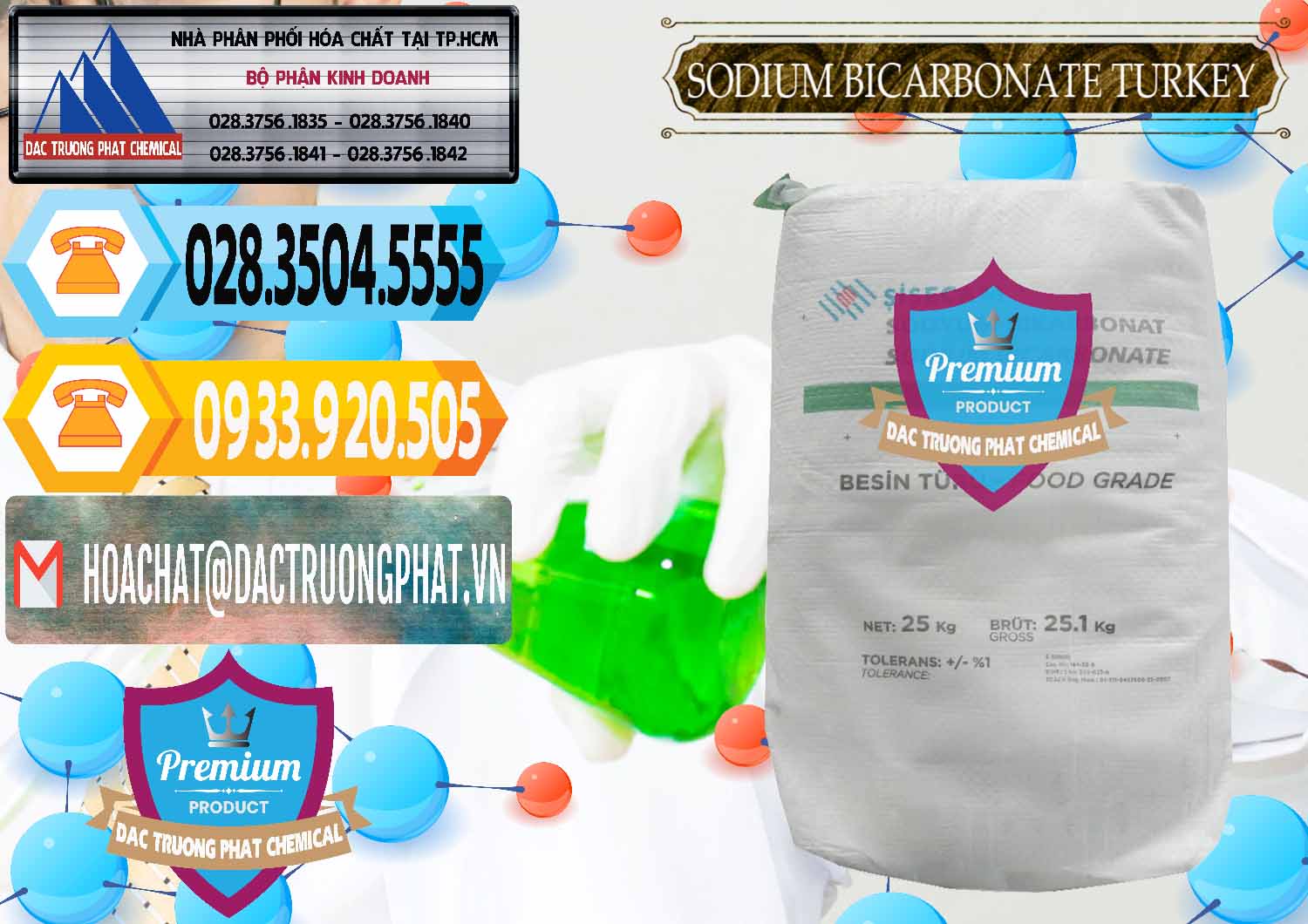 Cty chuyên bán - phân phối Sodium Bicarbonate – Bicar NaHCO3 Food Grade Thổ Nhĩ Kỳ Turkey - 0219 - Nơi cung cấp ( phân phối ) hóa chất tại TP.HCM - hoachattayrua.net