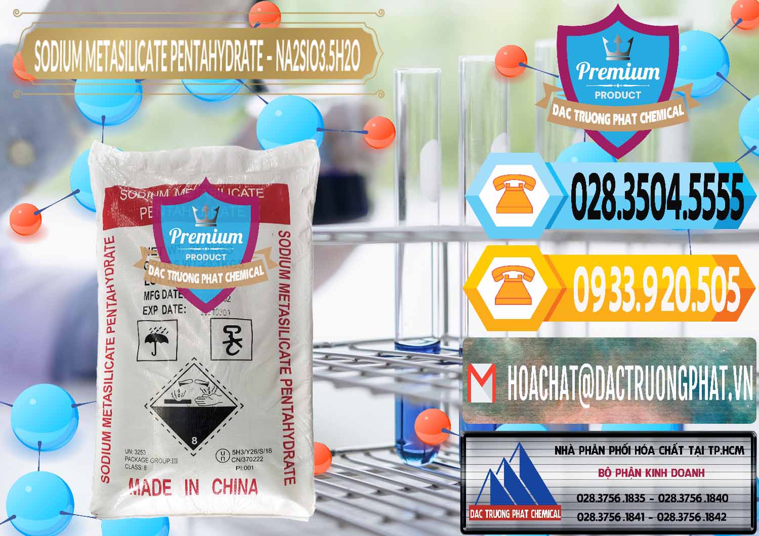 Đơn vị chuyên nhập khẩu - bán Sodium Metasilicate Pentahydrate – Silicate Bột Trung Quốc China - 0147 - Nơi bán & cung cấp hóa chất tại TP.HCM - hoachattayrua.net