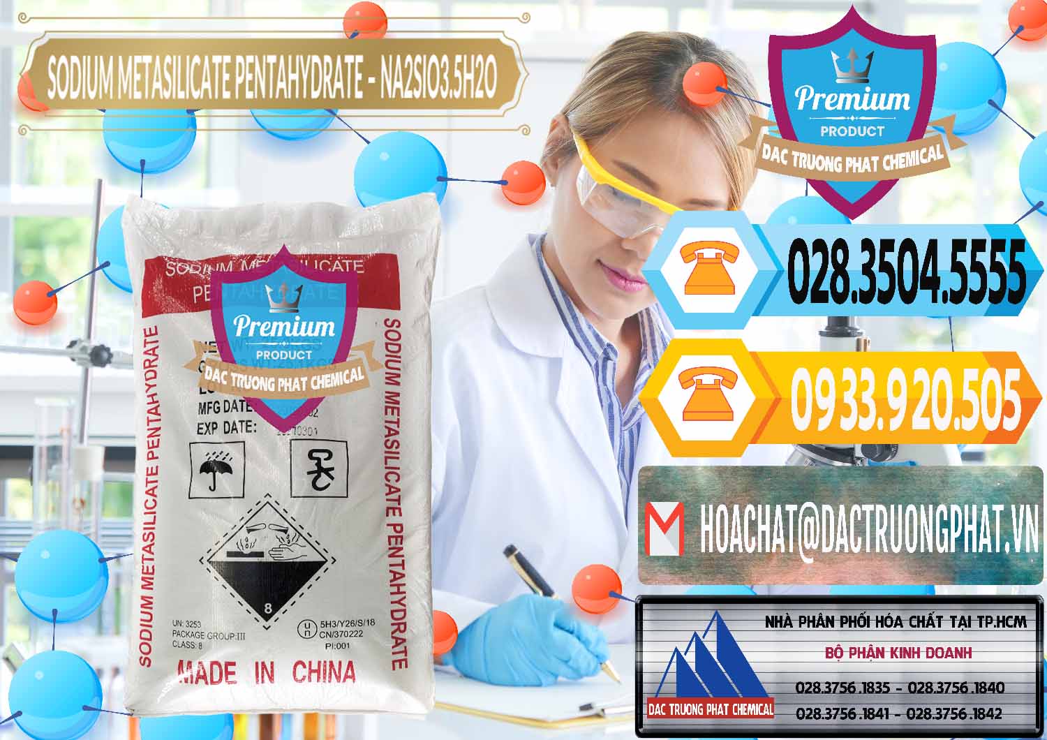 Nhà phân phối _ bán Sodium Metasilicate Pentahydrate – Silicate Bột Trung Quốc China - 0147 - Cung cấp & phân phối hóa chất tại TP.HCM - hoachattayrua.net
