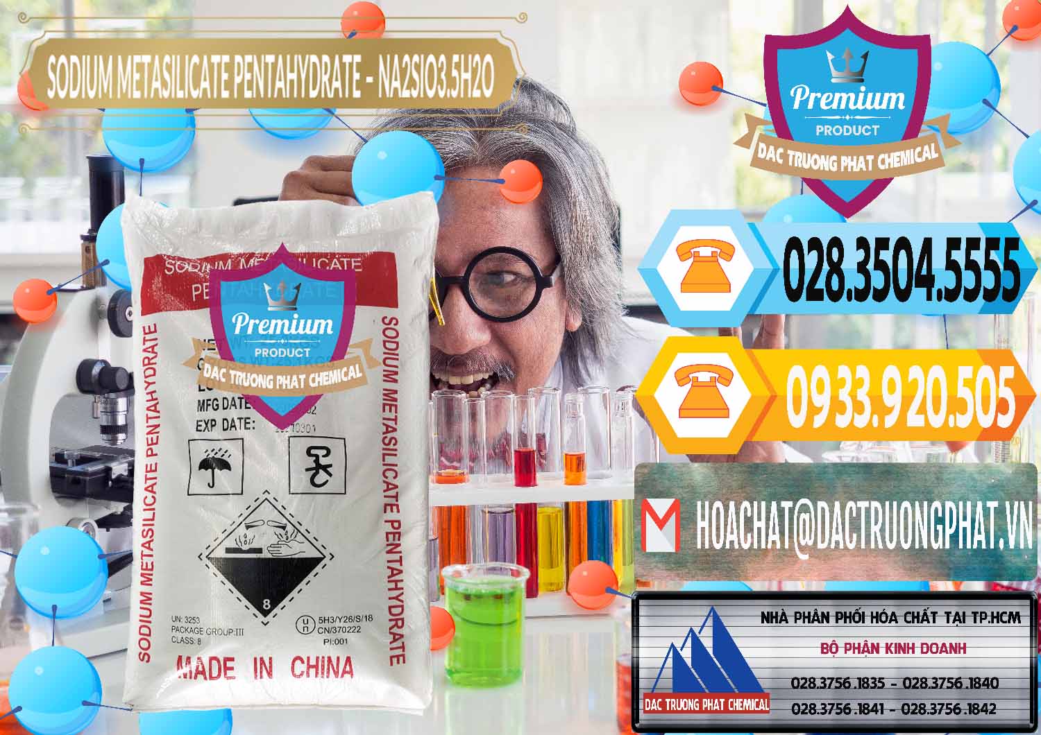 Công ty nhập khẩu ( bán ) Sodium Metasilicate Pentahydrate – Silicate Bột Trung Quốc China - 0147 - Công ty chuyên bán ( cung cấp ) hóa chất tại TP.HCM - hoachattayrua.net