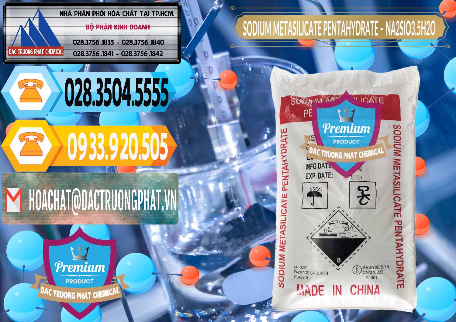 Cty phân phối ( bán ) Sodium Metasilicate Pentahydrate – Silicate Bột Trung Quốc China - 0147 - Công ty kinh doanh ( phân phối ) hóa chất tại TP.HCM - hoachattayrua.net