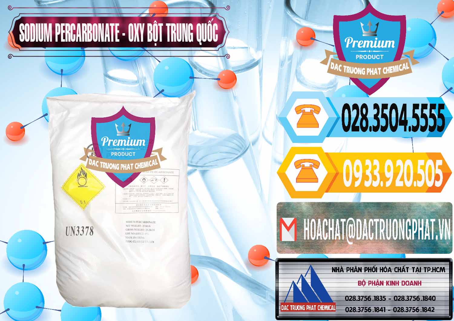 Đơn vị phân phối & bán Sodium Percarbonate Dạng Bột Trung Quốc China - 0390 - Cty chuyên phân phối & bán hóa chất tại TP.HCM - hoachattayrua.net