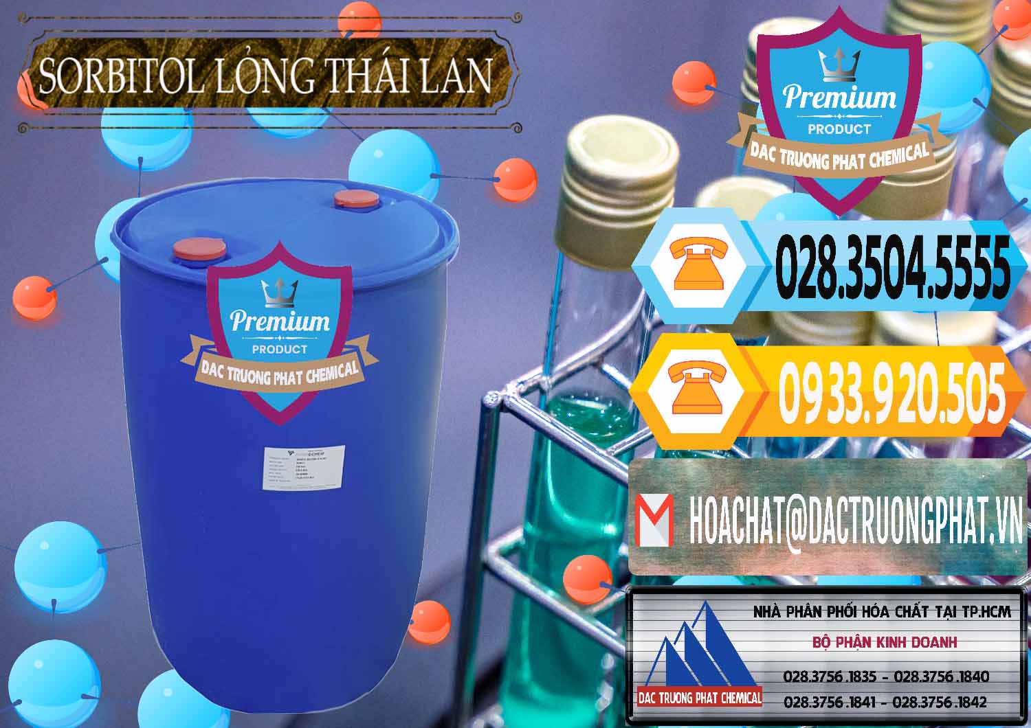Nơi phân phối và bán Sorbitol - C6H14O6 Lỏng 70% Food Grade Thái Lan Thailand - 0341 - Đơn vị kinh doanh & cung cấp hóa chất tại TP.HCM - hoachattayrua.net