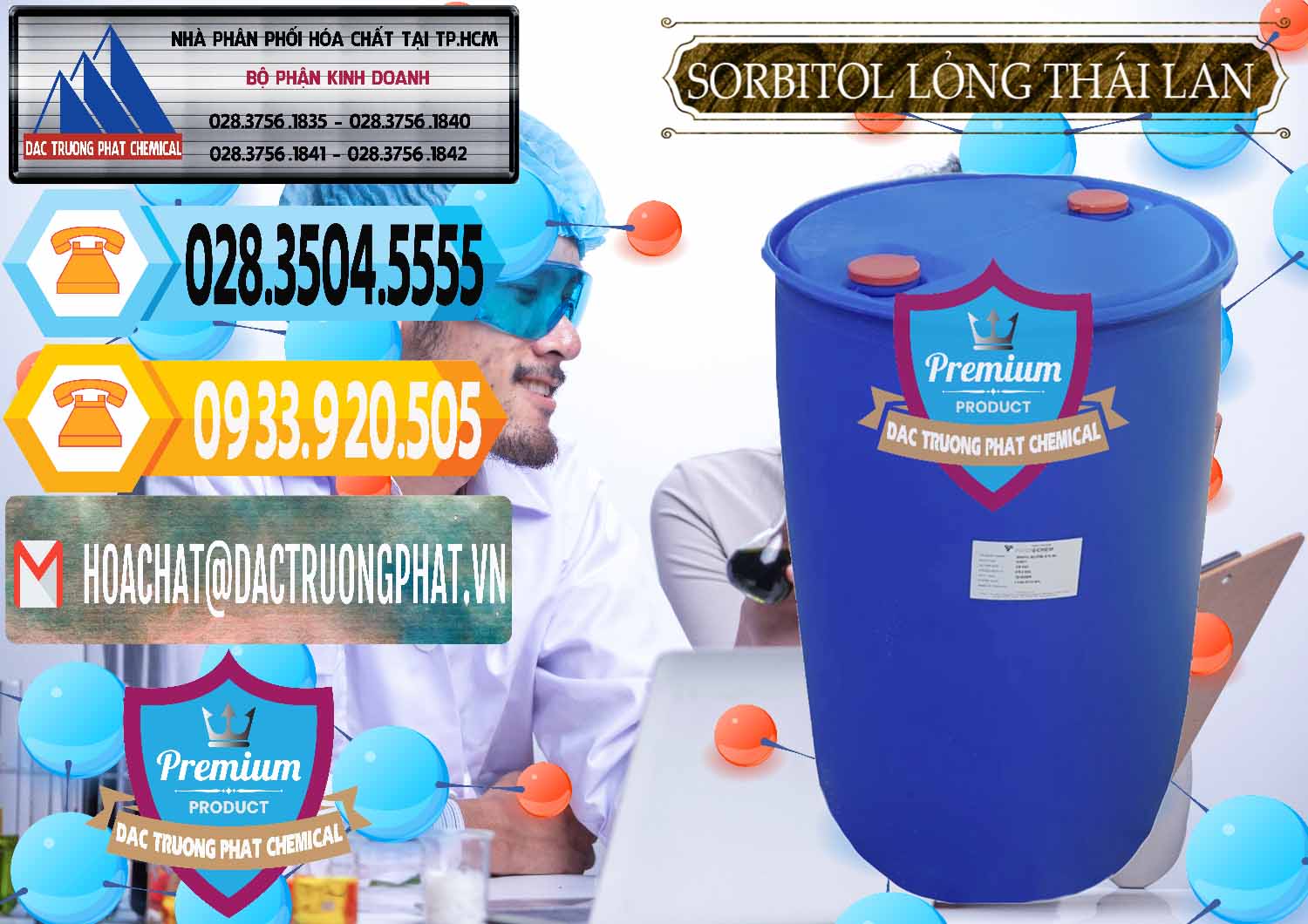 Đơn vị cung ứng - bán Sorbitol - C6H14O6 Lỏng 70% Food Grade Thái Lan Thailand - 0341 - Đơn vị bán và phân phối hóa chất tại TP.HCM - hoachattayrua.net