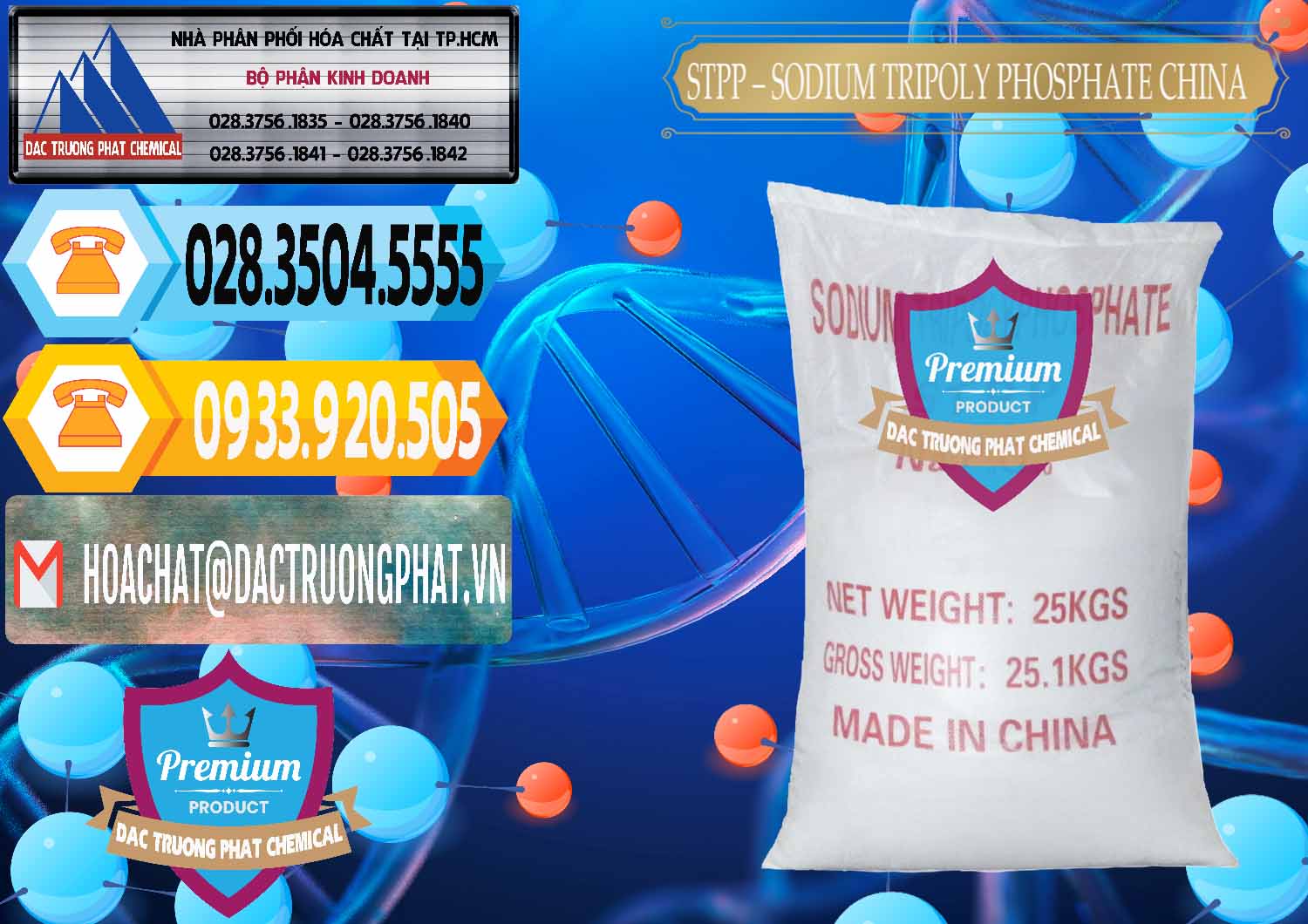 Đơn vị phân phối và bán Sodium Tripoly Phosphate - STPP 96% Chữ Đỏ Trung Quốc China - 0155 - Công ty phân phối - cung cấp hóa chất tại TP.HCM - hoachattayrua.net