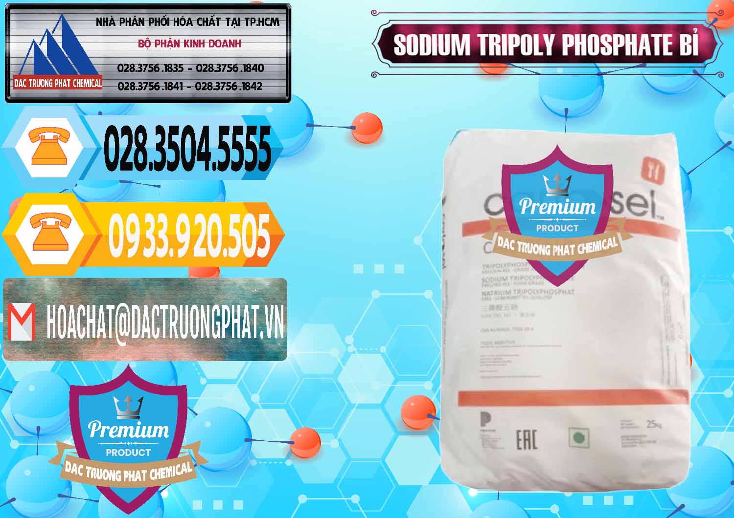 Công ty chuyên nhập khẩu và bán Sodium Tripoly Phosphate - STPP Carfosel 991 Bỉ Belgium - 0429 - Chuyên cung cấp _ phân phối hóa chất tại TP.HCM - hoachattayrua.net