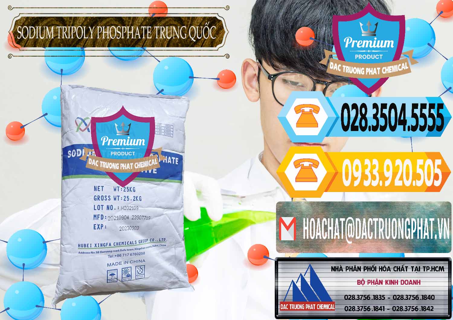 Chuyên cung cấp ( bán ) Sodium Tripoly Phosphate - STPP 96% Xingfa Trung Quốc China - 0433 - Công ty cung ứng ( phân phối ) hóa chất tại TP.HCM - hoachattayrua.net